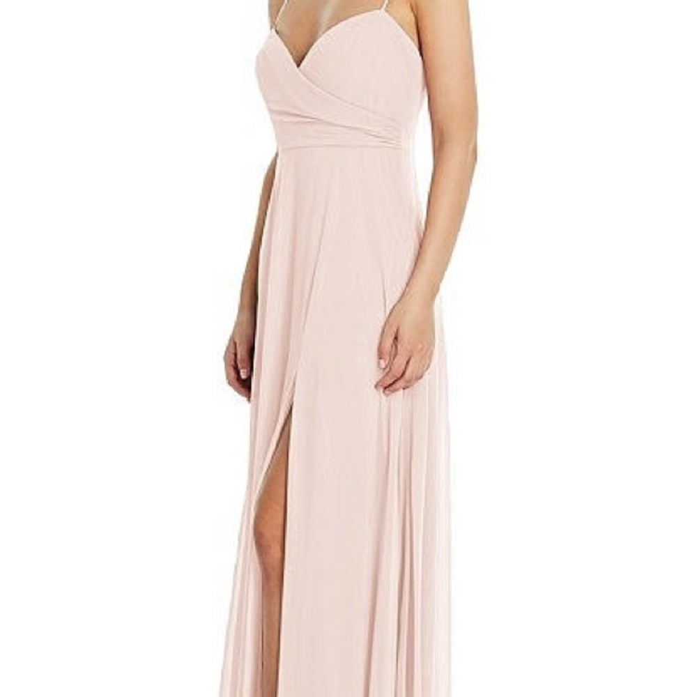 Dessy Collection Blush Maxi Dress